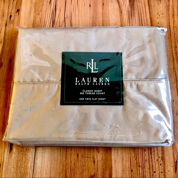 NEW Ralph Lauren Twin Flat Sheet